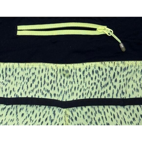 Lululemon Run: Speed Short “Dottie Dash” Clarity Yellow & Black – Size 6 - Picture 4 of 5